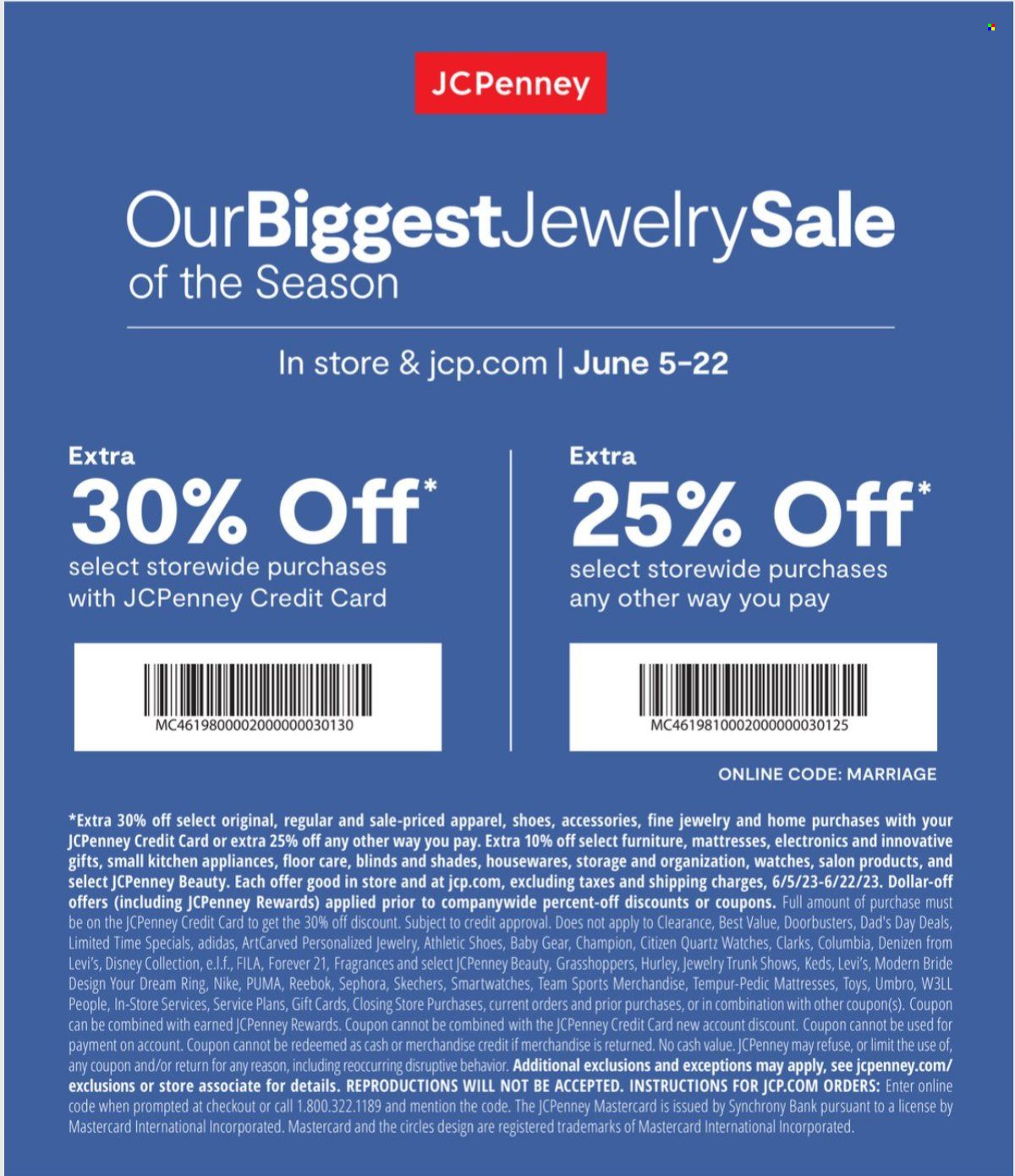 JCPenney Weekly Ad Flyer Specials June 1 to June 22, 2023