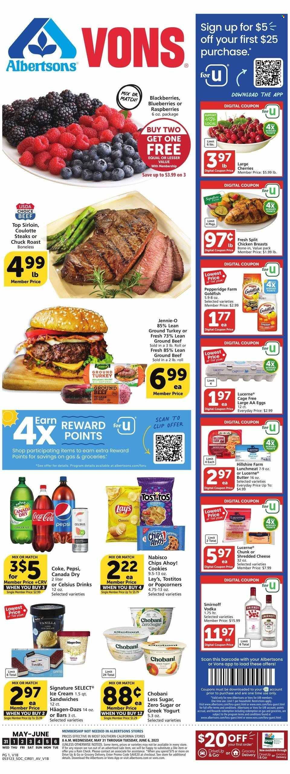 Vons (CA) Weekly Ad Flyer Specials May 31 to June 6, 2023