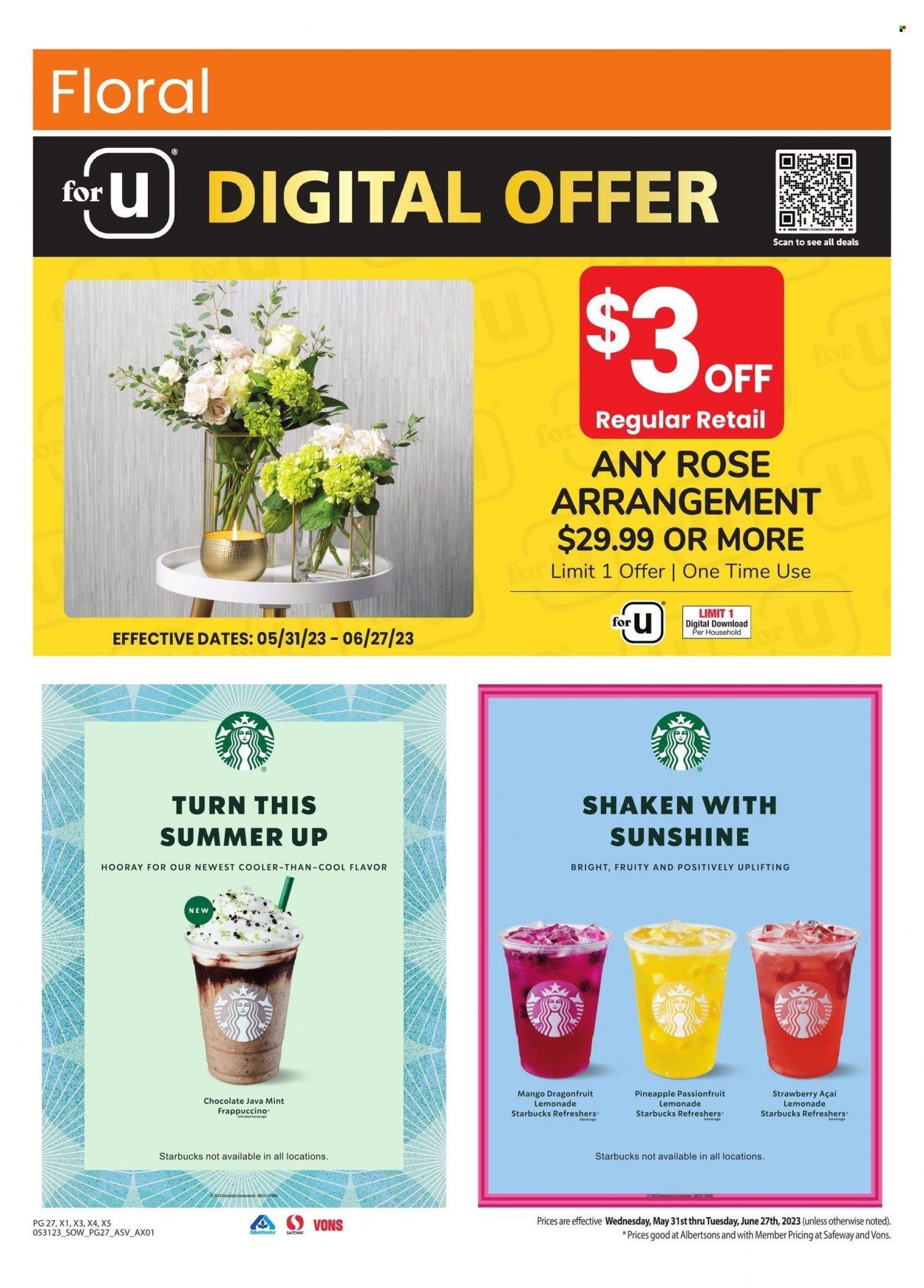 Vons (NV) Weekly Ad Flyer Specials May 31 to June 27, 2023