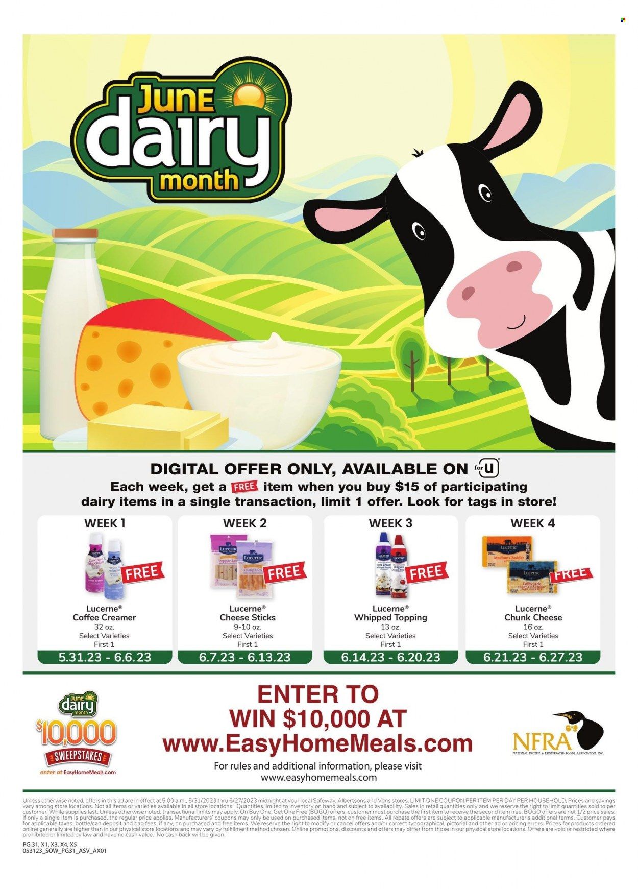 Vons (NV) Weekly Ad Flyer Specials May 31 to June 27, 2023