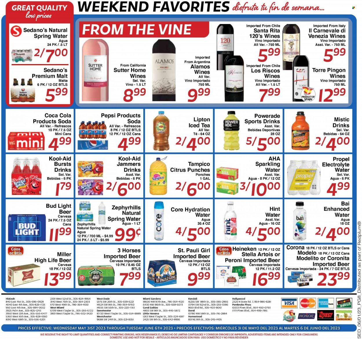 Sedano's (FL) Weekly Ad Flyer Specials May 31 to June 6, 2023