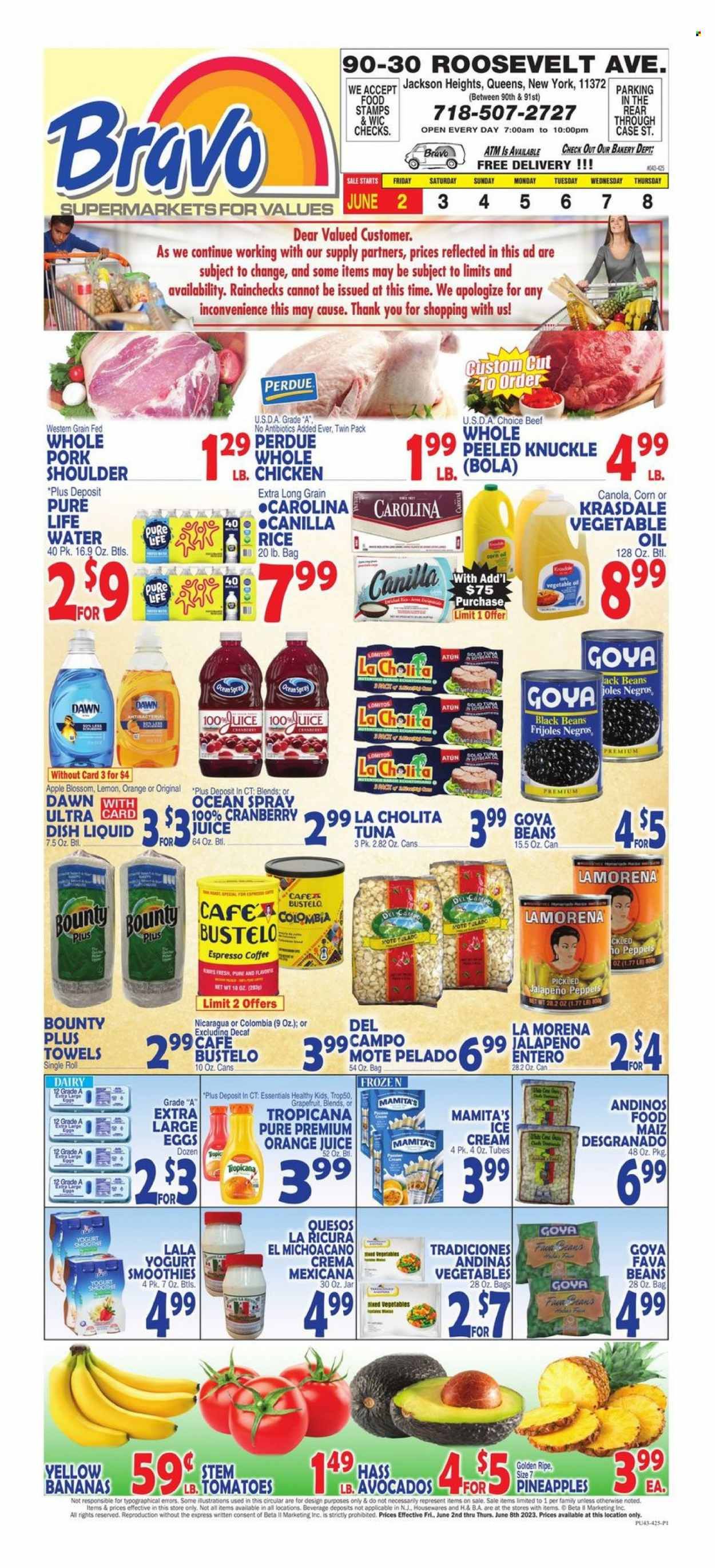 Bravo Supermarkets (CT, FL, MA, NJ, NY, PA) Weekly Ad Flyer Specials June 2 to June 8, 2023