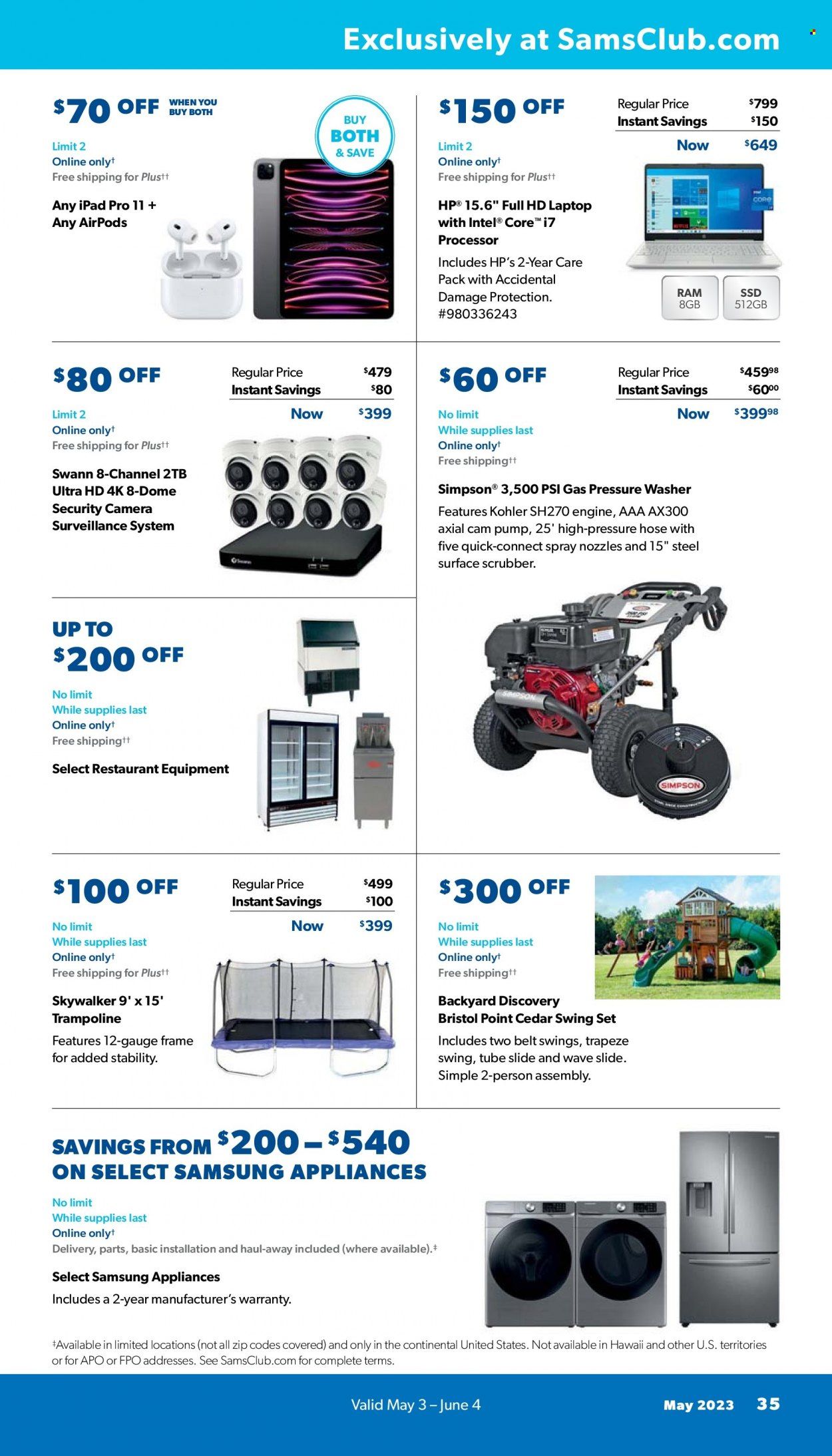 Sam's Club Weekly Ad Flyer Specials May 3 to June 4, 2023