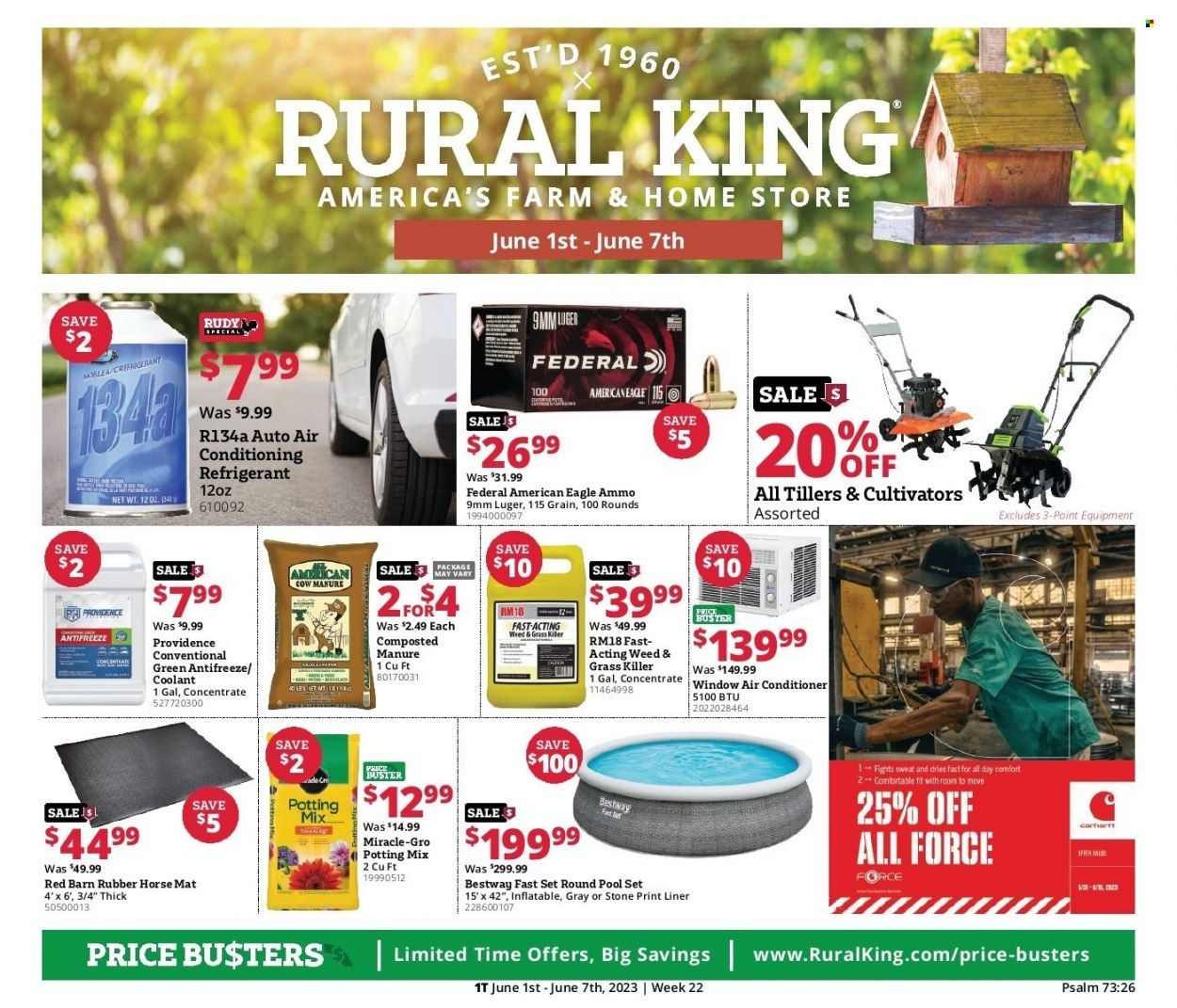 Rural King (AL, IN, KY, MO, OH, PA, TN, VA, WV) Weekly Ad Flyer Specials June 1 to June 7, 2023