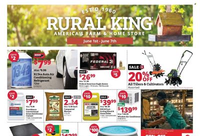 Rural King (IL, IN, KY, PA, VA) Weekly Ad Flyer Specials June 1 to June 7, 2023