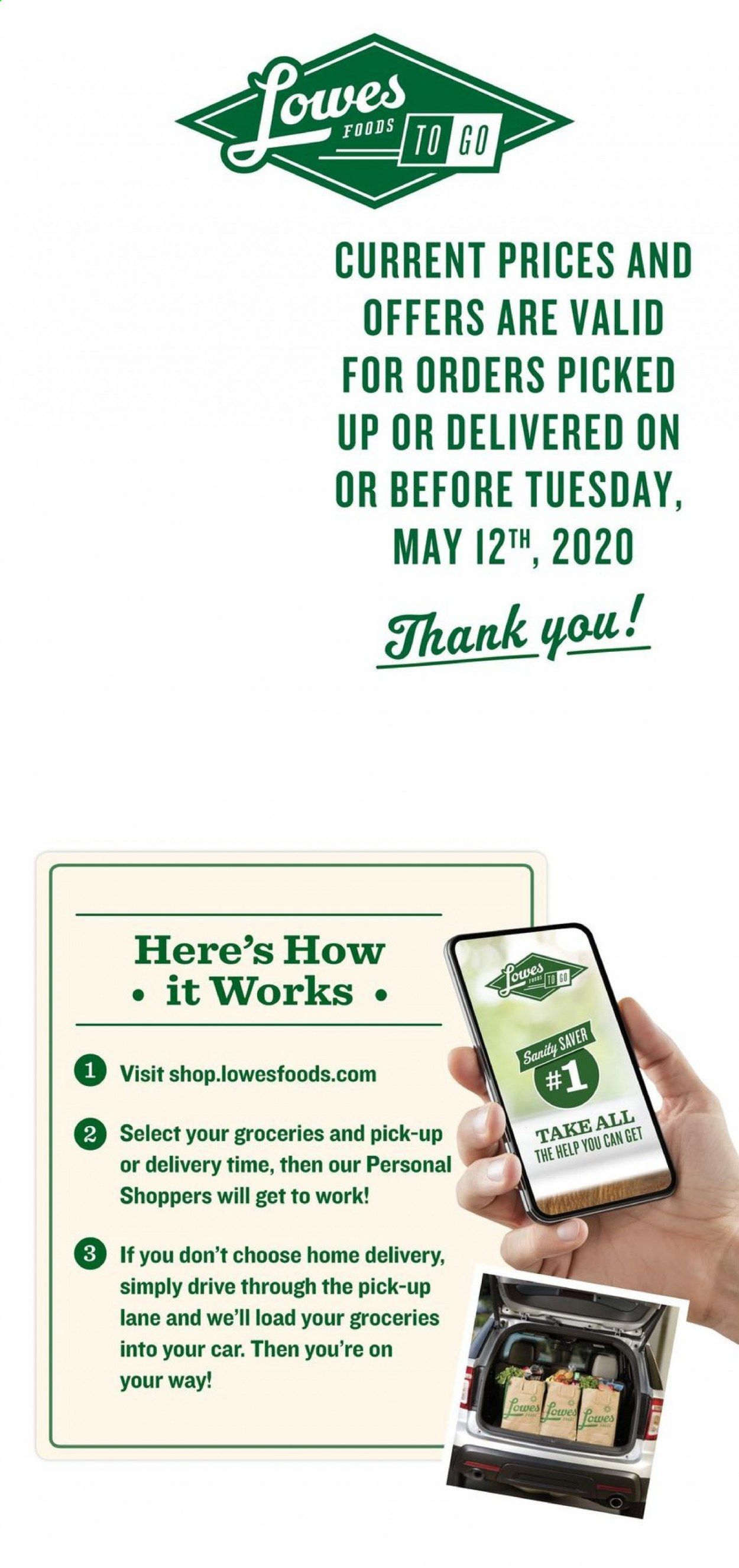 Lowes Foods Weekly Ad & Flyer May 6 to 12