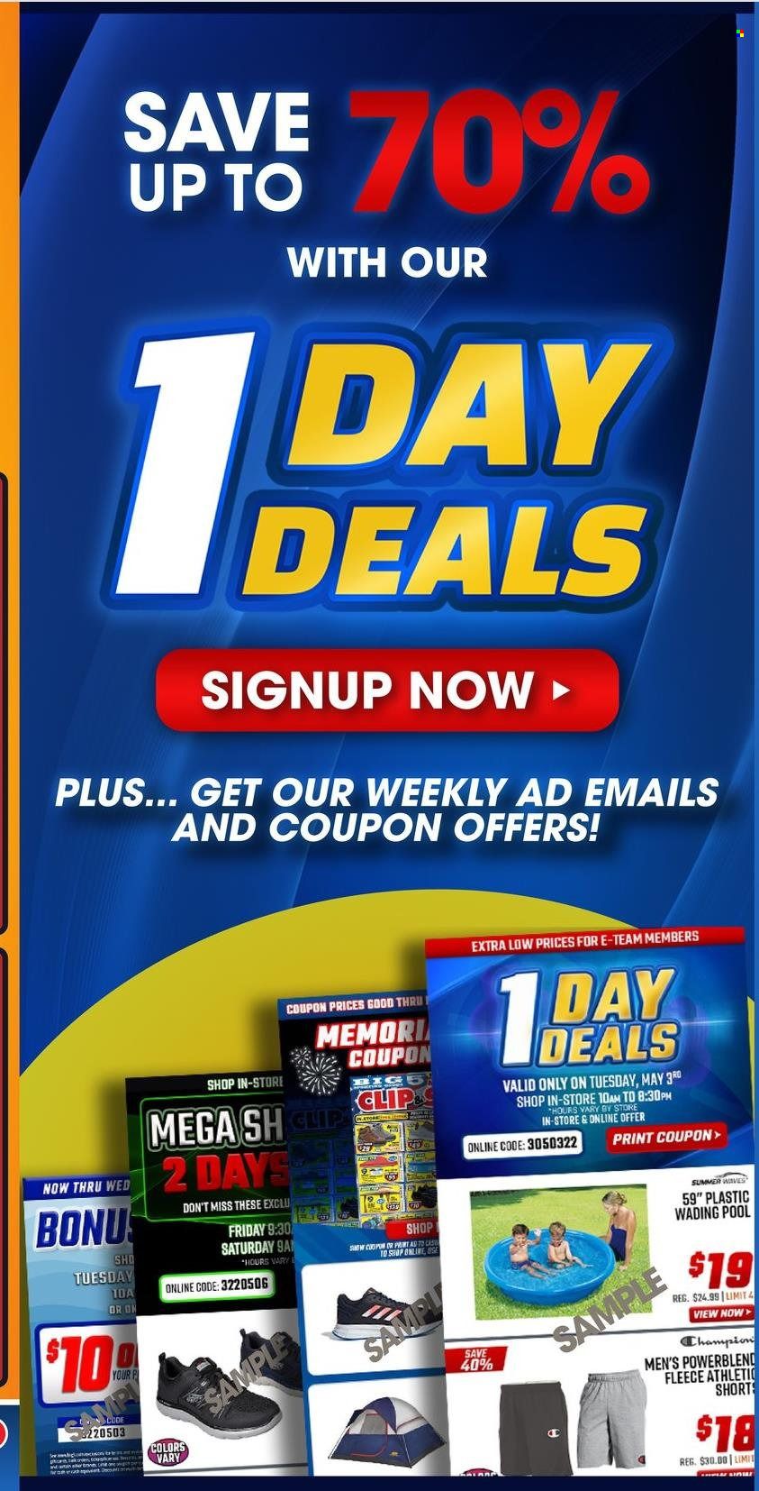 Big 5 (AZ, CA, CO, ID, NM, OR, UT, WA) Weekly Ad Flyer Specials June 5 to June 7, 2023