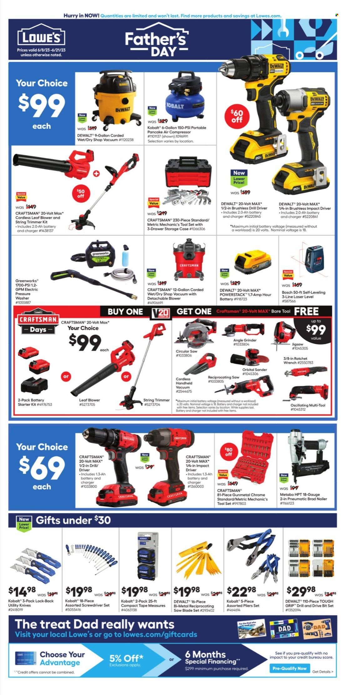 Lowe's Weekly Ad Flyer Specials June 8 to June 21, 2023