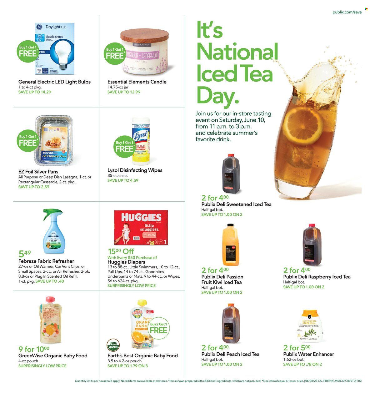 Publix (AL, FL, GA, NC, SC, TN) Weekly Ad Flyer Specials June 3 to June 16, 2023