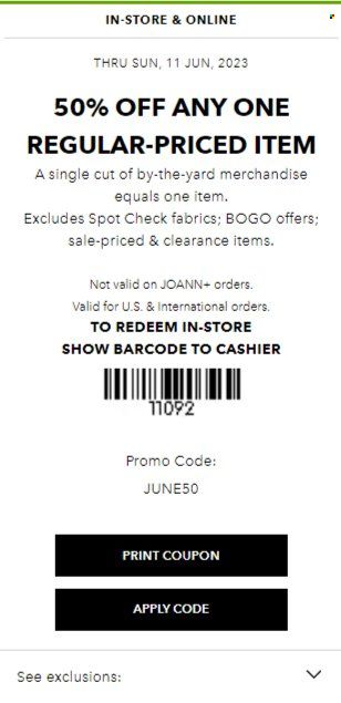 JOANN Weekly Ad Flyer Specials June 8 to June 14, 2023