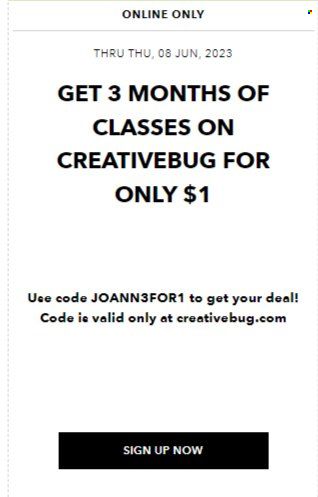 JOANN Weekly Ad Flyer Specials June 8 to June 14, 2023