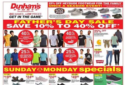 Dunham's Sports Weekly Ad Flyer Specials June 10 to June 15, 2023