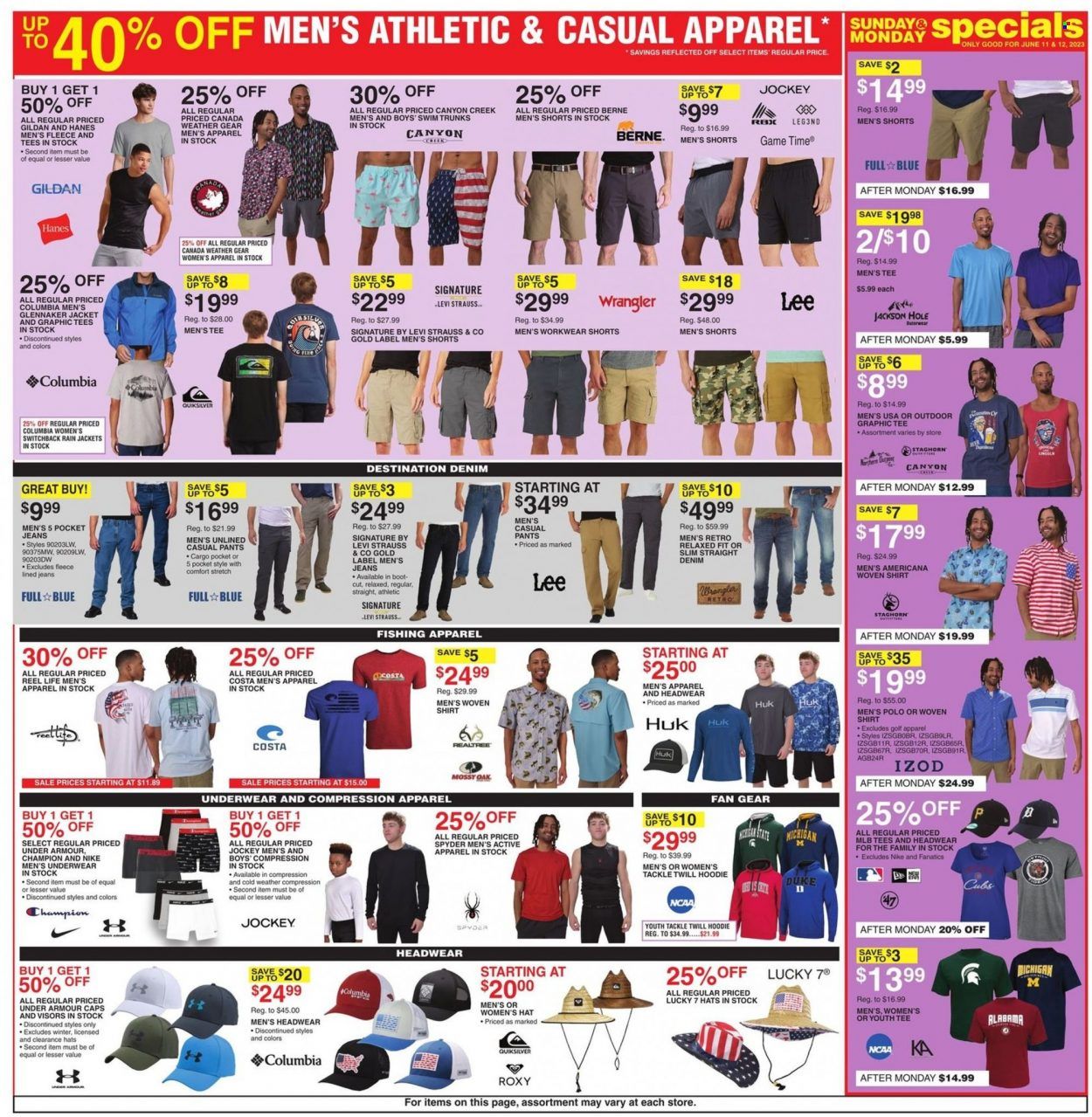 Dunham's Sports Weekly Ad Flyer Specials June 10 to June 15, 2023