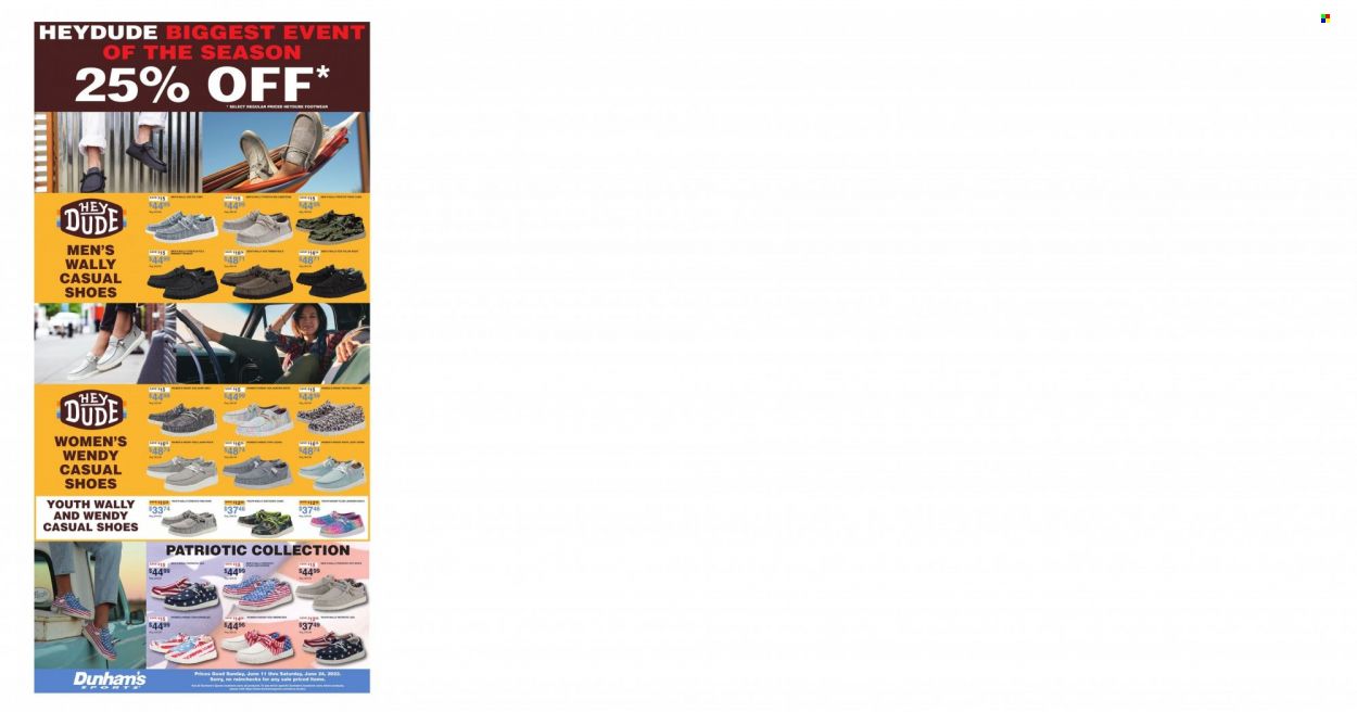 Dunham's Sports (MI, PA, WI) Weekly Ad Flyer Specials June 10 to June 15, 2023
