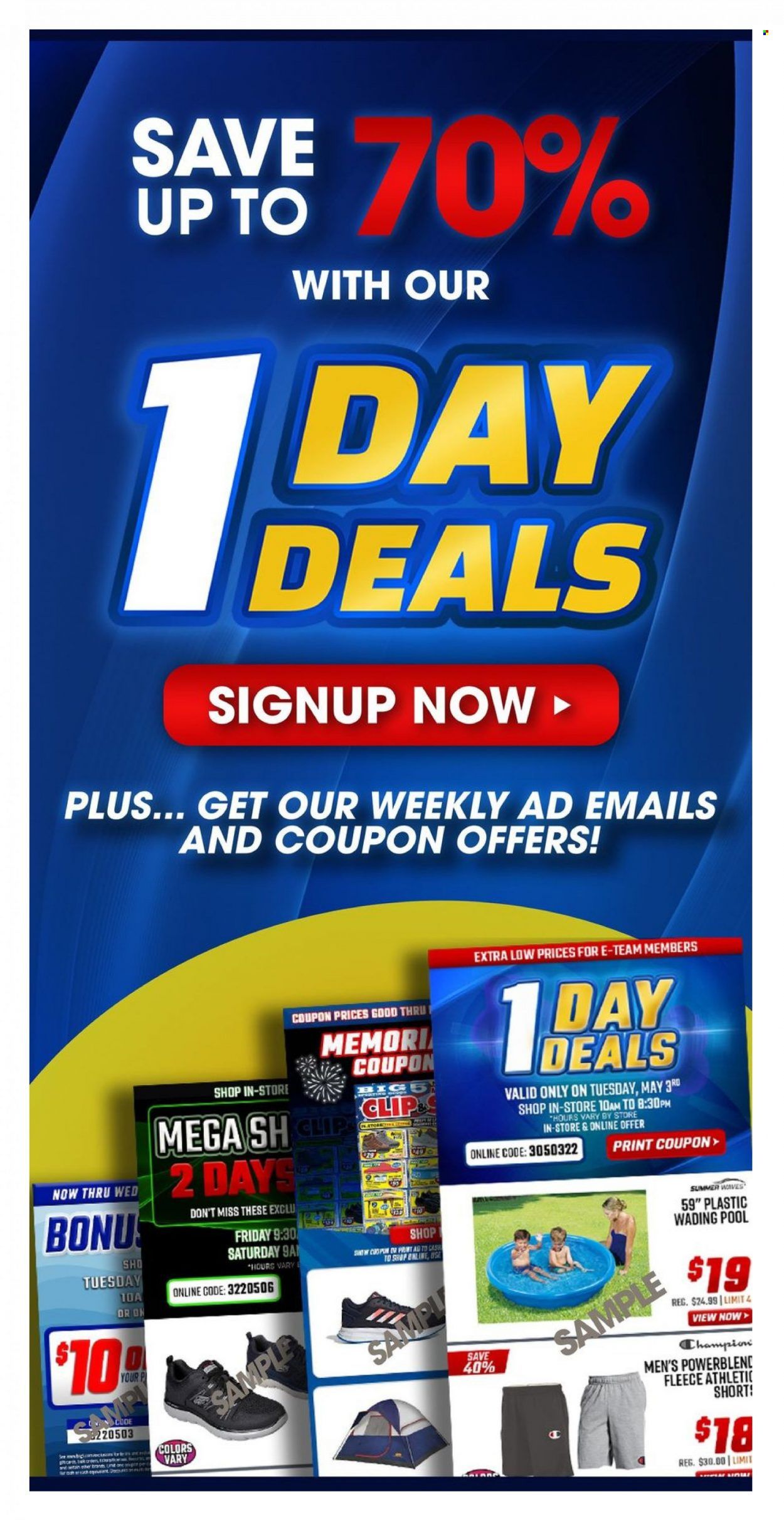 Big 5 (AZ, CA, CO, ID, NM, OR, UT, WA) Weekly Ad Flyer Specials June 12 to June 14, 2023