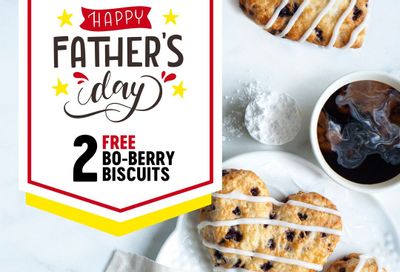 Get 2 Free Bo-Berry Biscuits with an In-app or Online Purchase at Bojangles Through to June 18