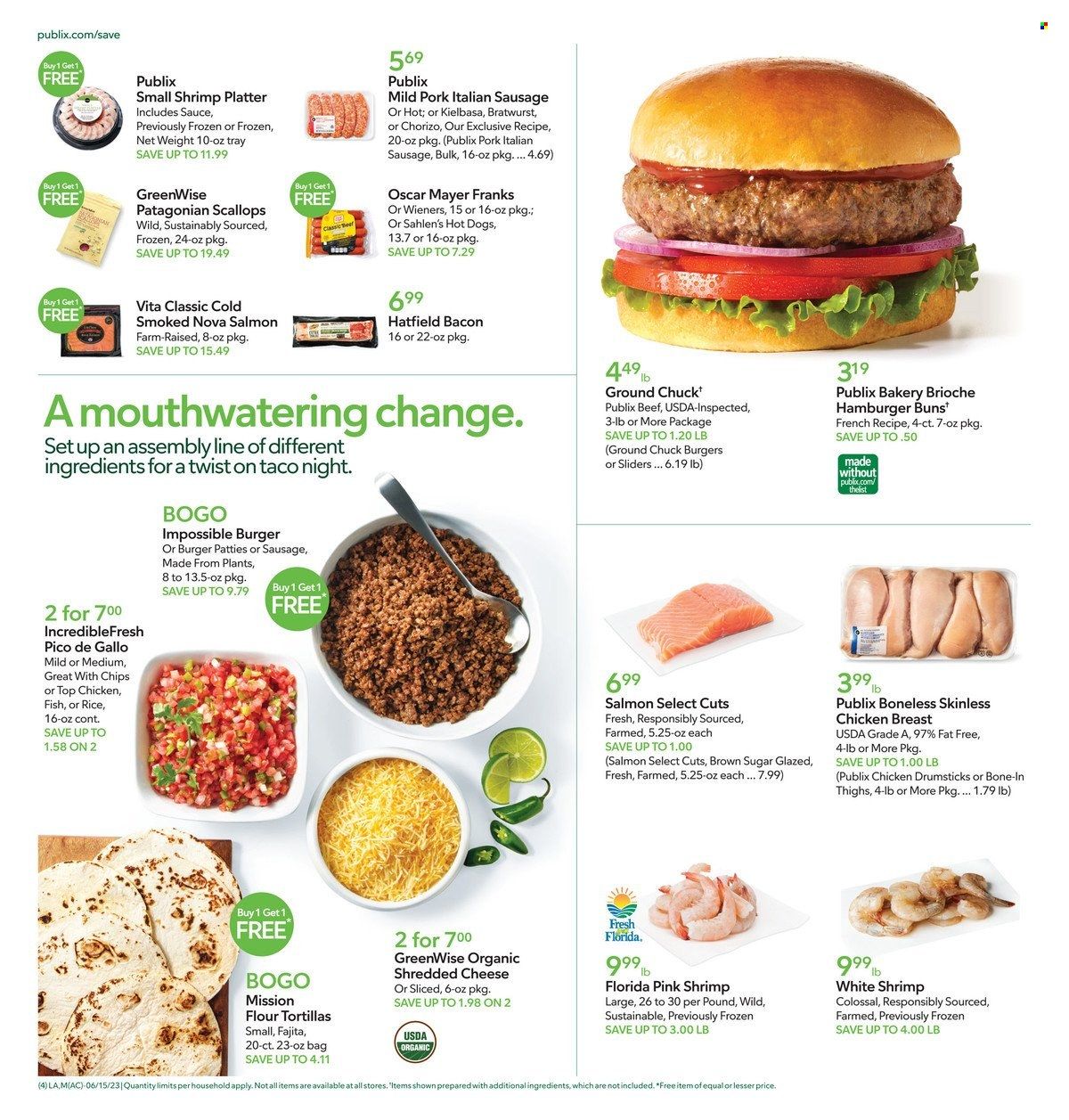 Publix (AL, FL, GA, NC, SC, TN) Weekly Ad Flyer Specials June 15 to June 21, 2023