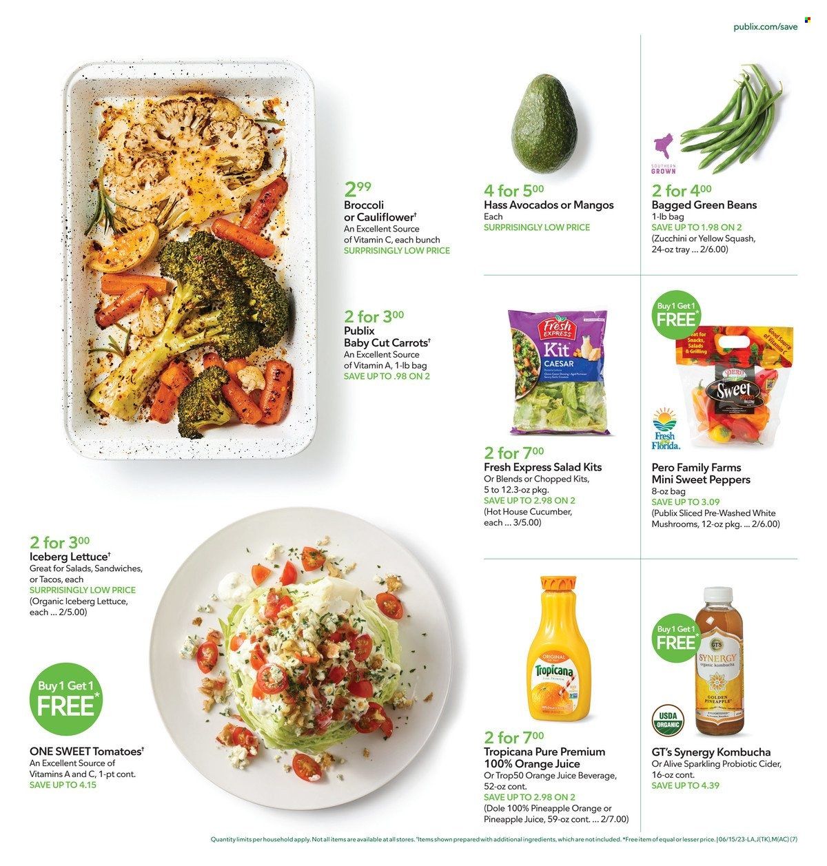 Publix (AL, FL, GA, NC, SC, TN) Weekly Ad Flyer Specials June 15 to June 21, 2023