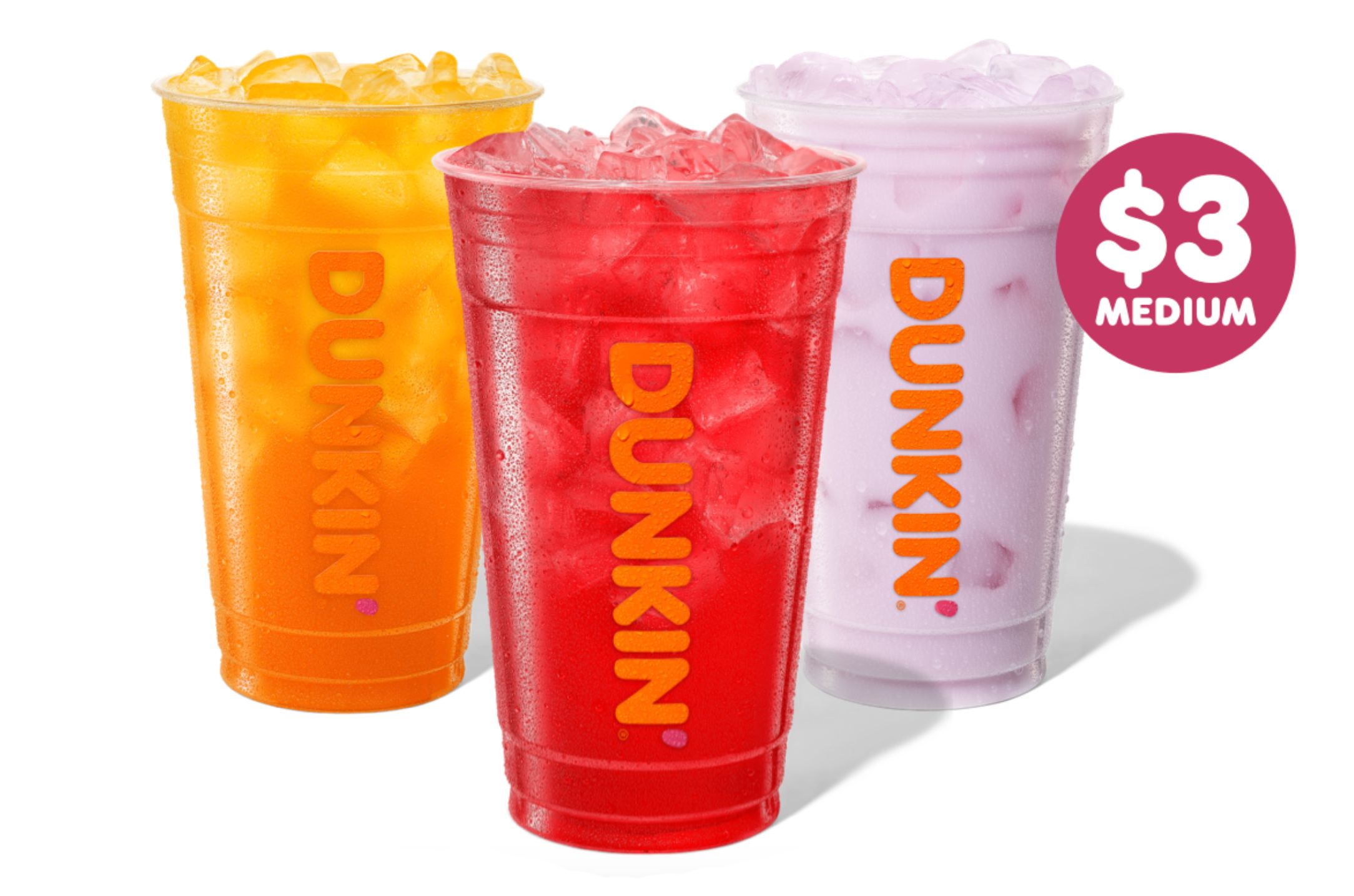 Rewards Members Can Get a $3 Medium Dunkin' Refresher Daily Through to June 30 Rewards Members Can Get a $3 Medium Dunkin' Refresher Daily Through to June 30