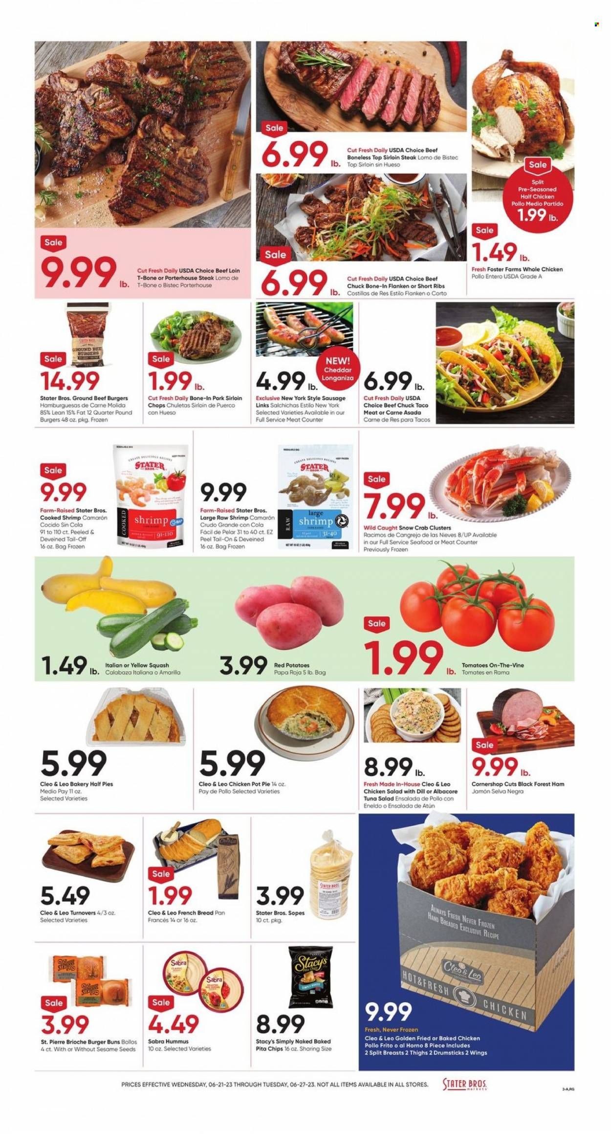 Stater Bros. (CA) Weekly Ad Flyer Specials June 21 to June 27, 2023