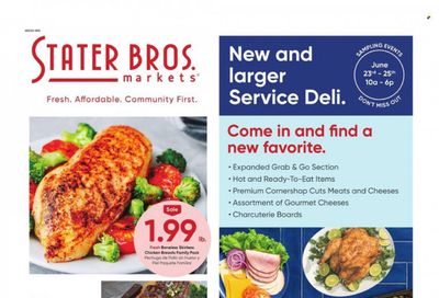 Stater Bros. (CA) Weekly Ad Flyer Specials June 21 to June 27, 2023