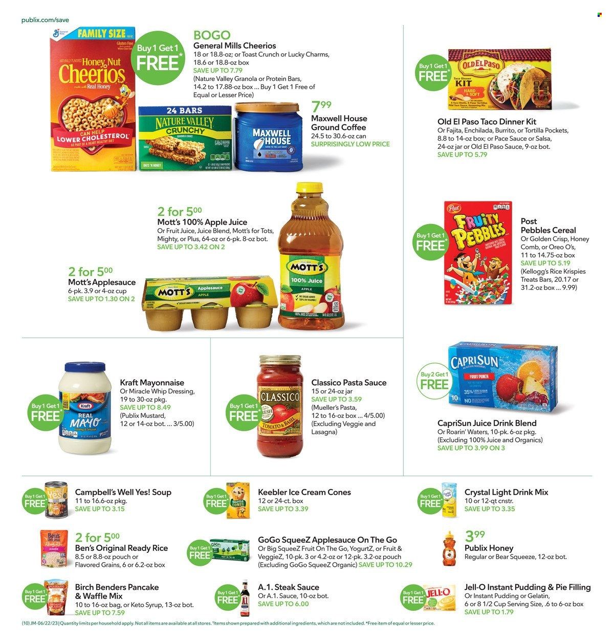 Publix (AL, FL, GA, NC, SC, TN) Weekly Ad Flyer Specials June 21 to June 27, 2023