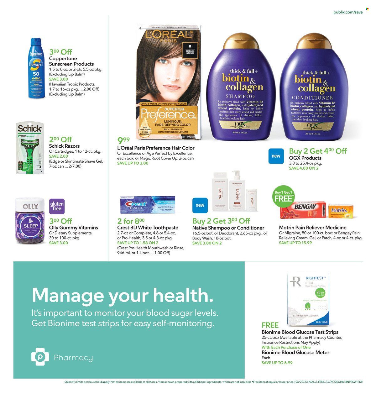 Publix (AL, FL, GA, NC, SC, TN) Weekly Ad Flyer Specials June 21 to June 27, 2023
