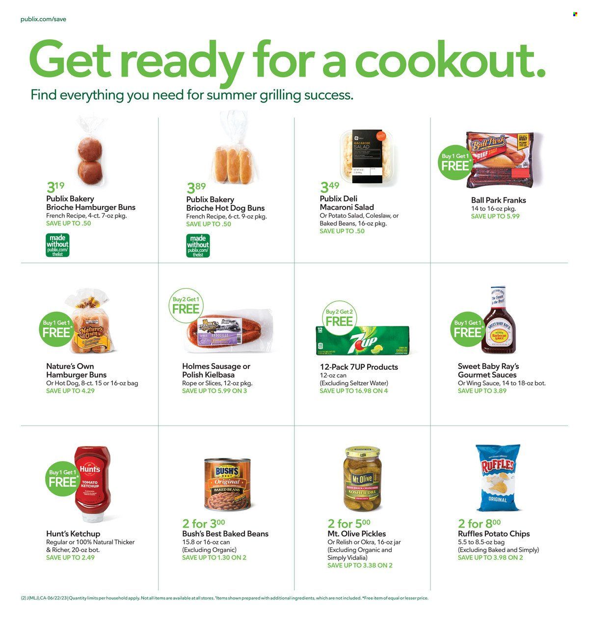 Publix (AL, FL, GA, NC, SC, TN) Weekly Ad Flyer Specials June 21 to June 27, 2023