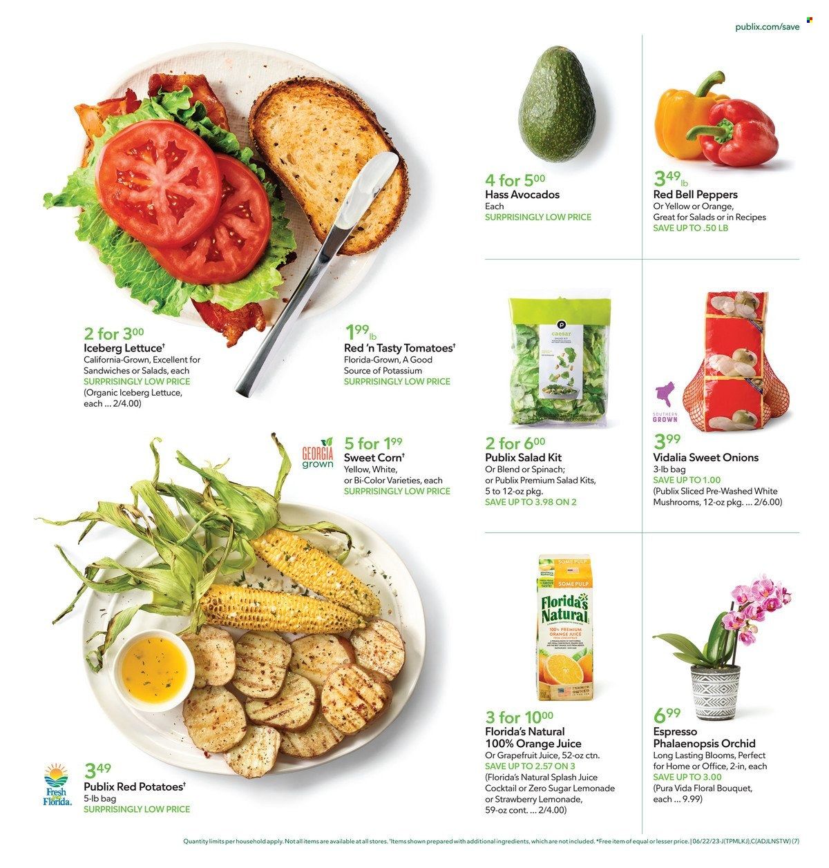 Publix (AL, FL, GA, NC, SC, TN) Weekly Ad Flyer Specials June 21 to June 27, 2023