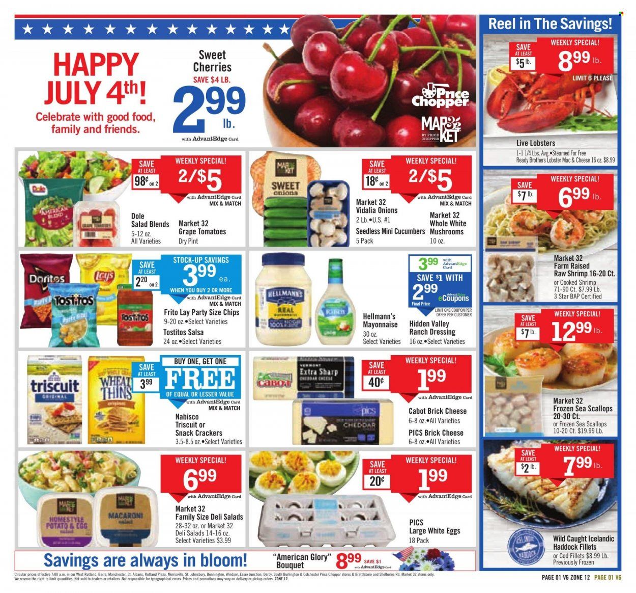 Price Chopper (VT) Weekly Ad Flyer Specials June 25 to July 1, 2023