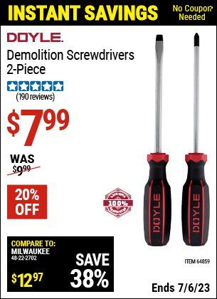 Harbor Freight Weekly Ad Flyer Specials June 19 to July 6, 2023