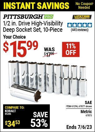 Harbor Freight Weekly Ad Flyer Specials June 19 to July 6, 2023
