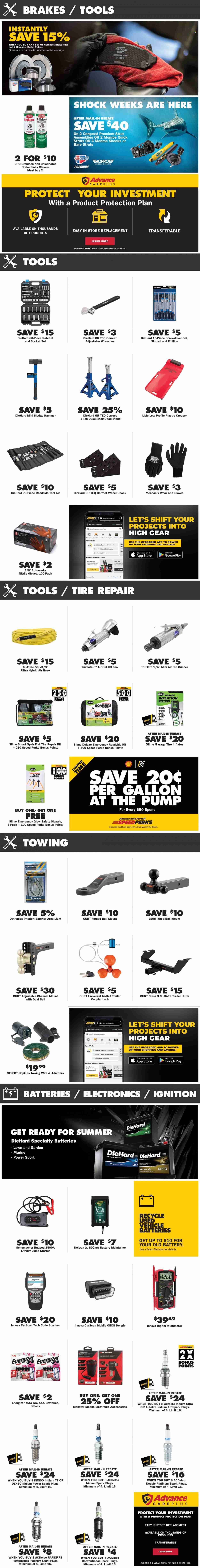 Advance Auto Parts Weekly Ad Flyer Specials June 22 to August 16, 2023