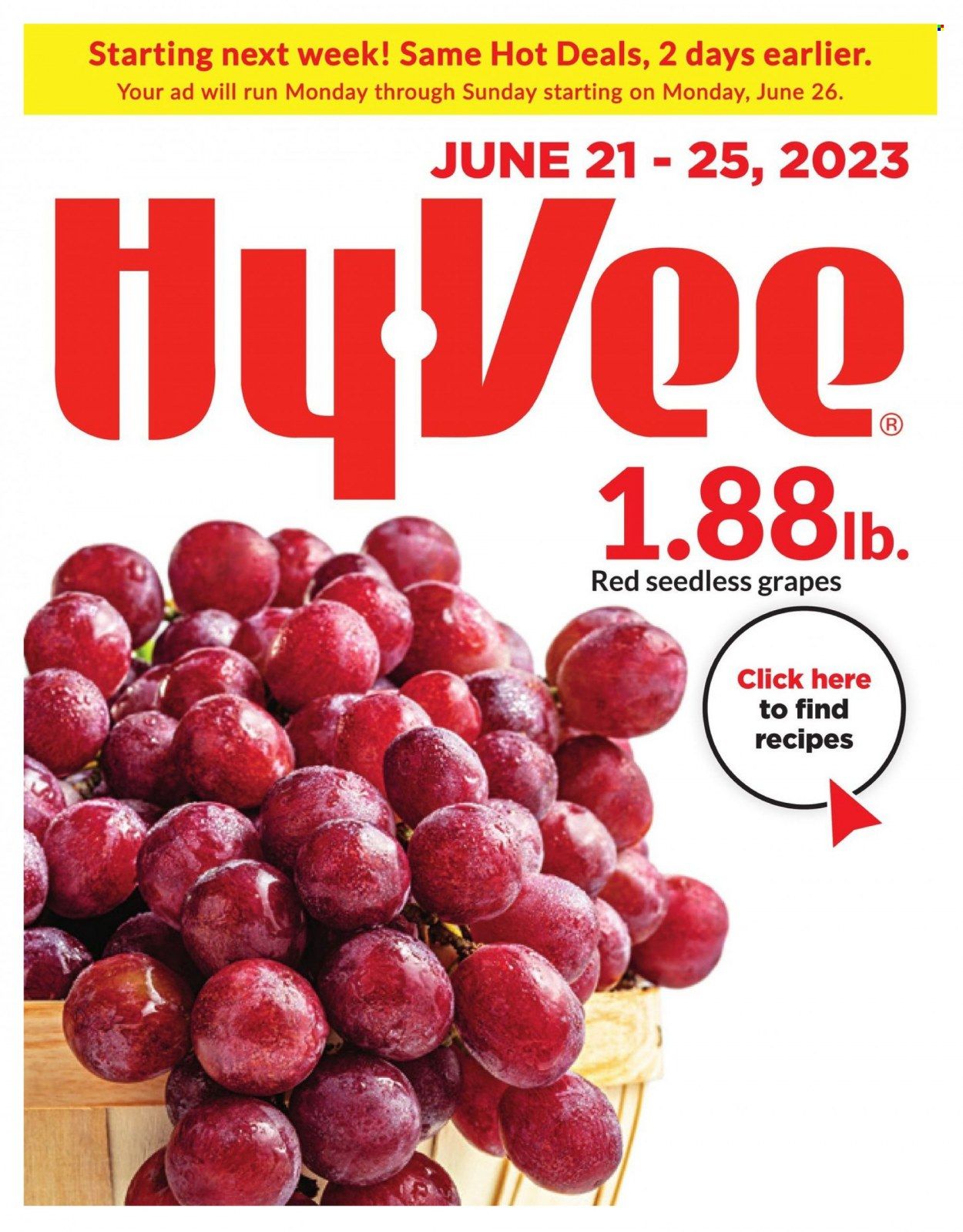 Hy-Vee (IA, IL, MN, MO, SD) Weekly Ad Flyer Specials June 21 to June 25, 2023