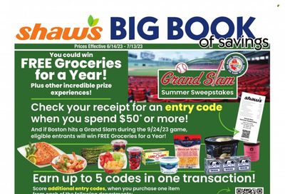 Shaw’s (MA, ME, NH, RI, VT) Weekly Ad Flyer Specials June 14 to July 13, 2023