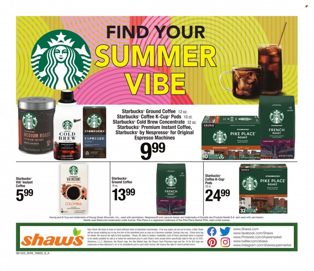Shaw’s (MA, ME, NH, RI, VT) Weekly Ad Flyer Specials June 14 to July 13, 2023