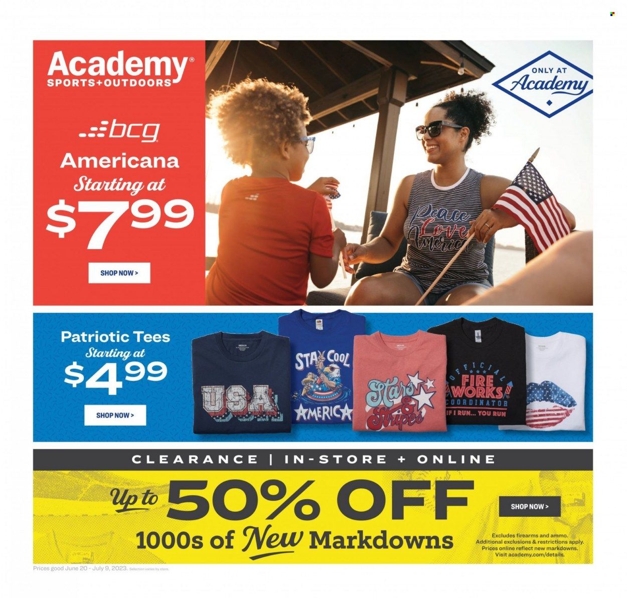 Academy Sports + Outdoors Weekly Ad Flyer Specials June 20 to July 4, 2023