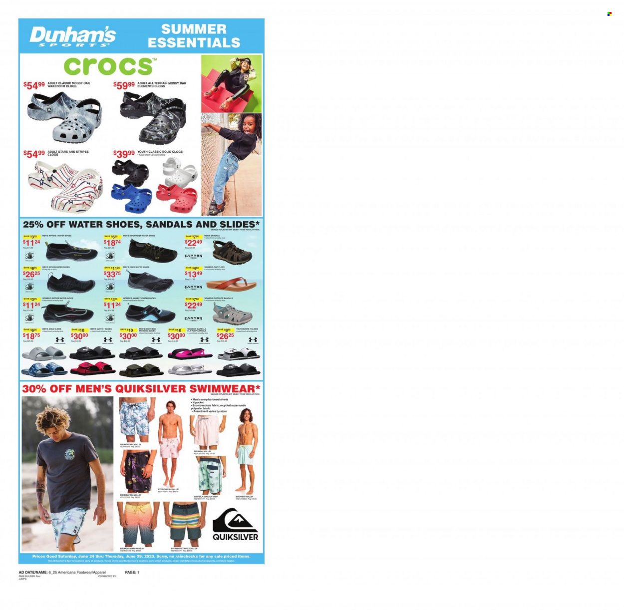 Dunham's Sports (AL, AR, GA, KY, MO, NC, OK, TN, VA) Weekly Ad Flyer Specials June 24 to June 29, 2023
