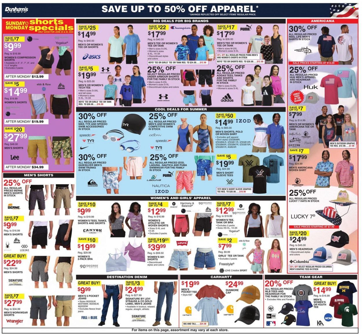 Dunham's Sports (IN, KY, MI, MN, OH, PA, SD, WI, WV) Weekly Ad Flyer Specials June 24 to June 29, 2023