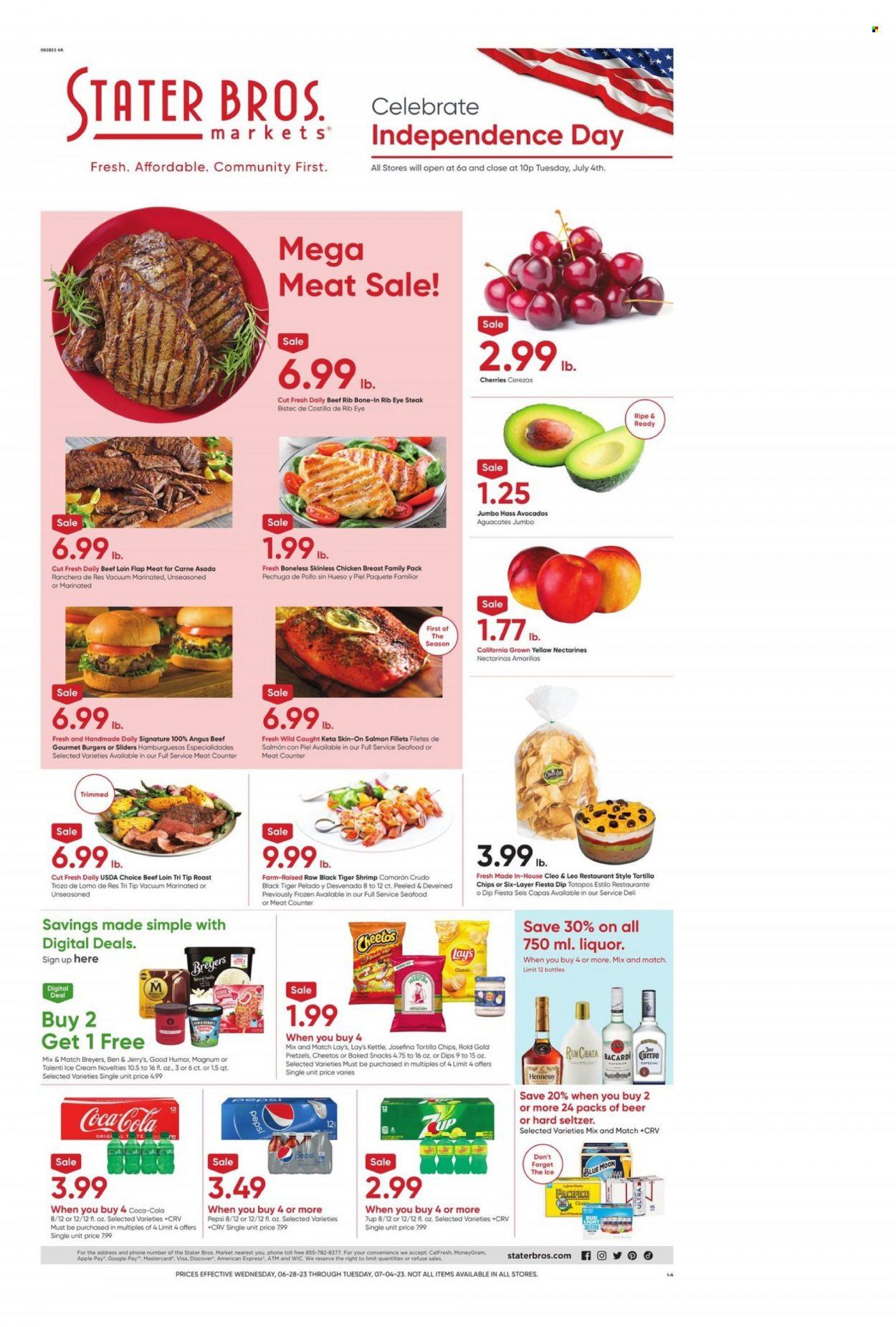 Stater Bros. (CA) Weekly Ad Flyer Specials June 28 to July 4, 2023