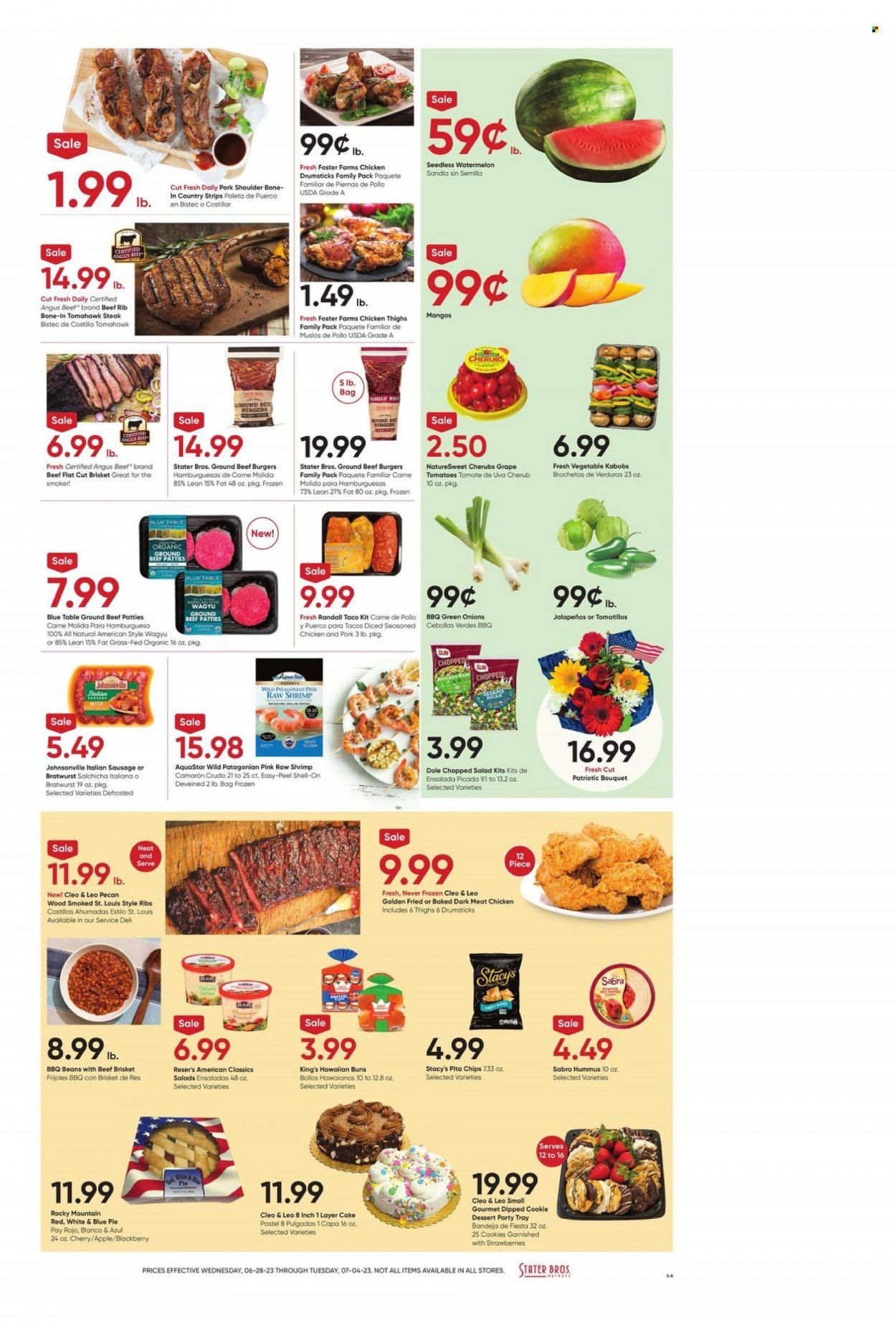 Stater Bros. (CA) Weekly Ad Flyer Specials June 28 to July 4, 2023