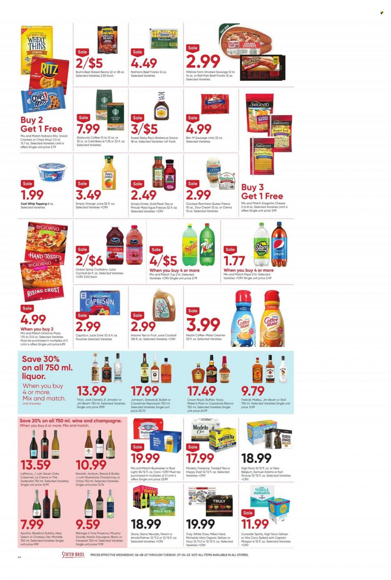 Stater Bros. (CA) Weekly Ad Flyer Specials June 28 to July 4, 2023