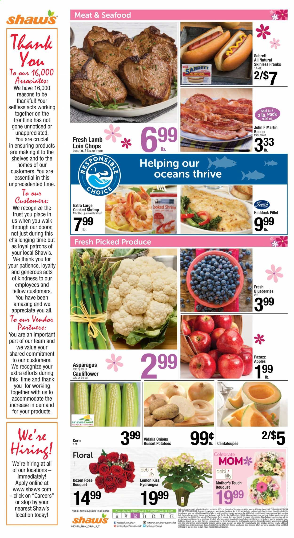 Shaw’s Weekly Ad & Flyer May 8 to 14