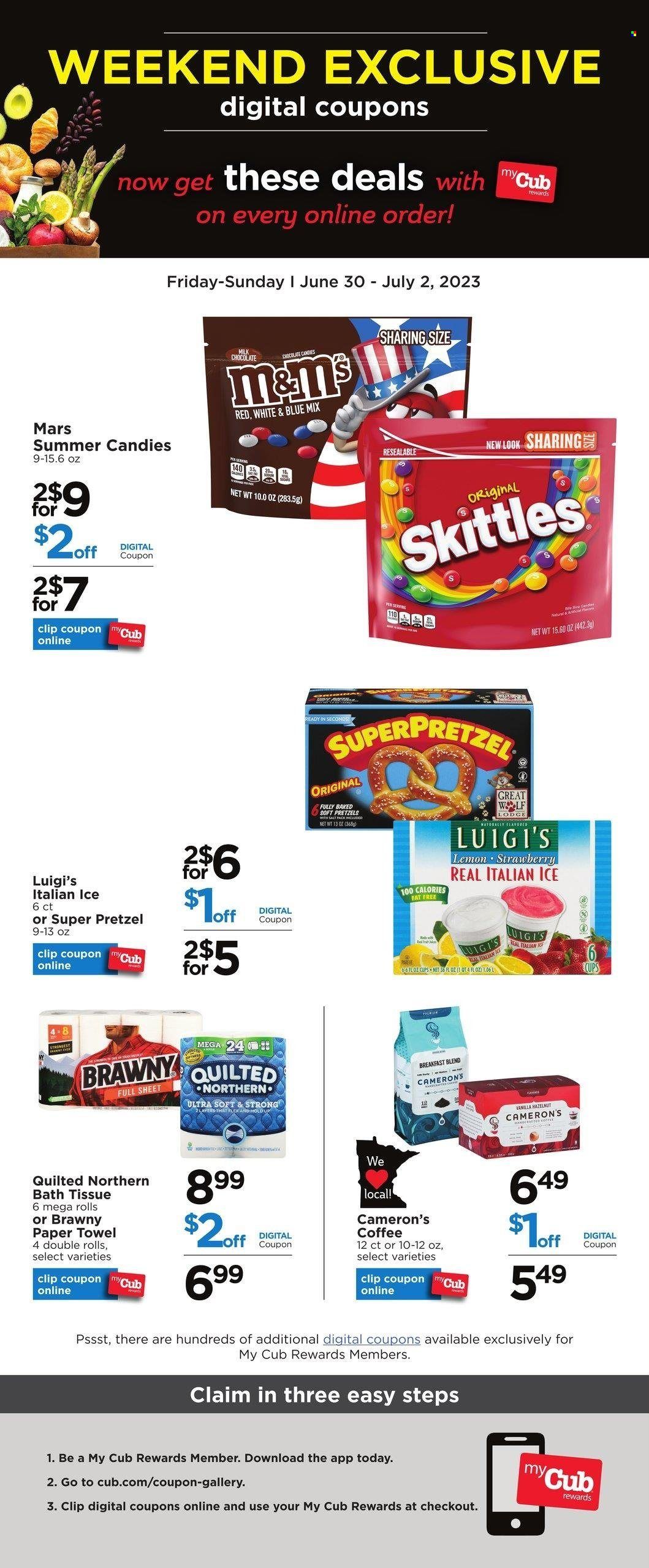 Cub Foods (MN) Weekly Ad Flyer Specials June 30 to July 2, 2023