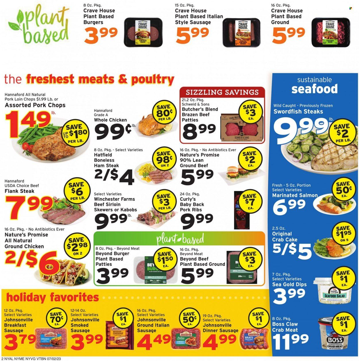 Hannaford (NY) Weekly Ad Flyer Specials July 2 to July 8, 2023