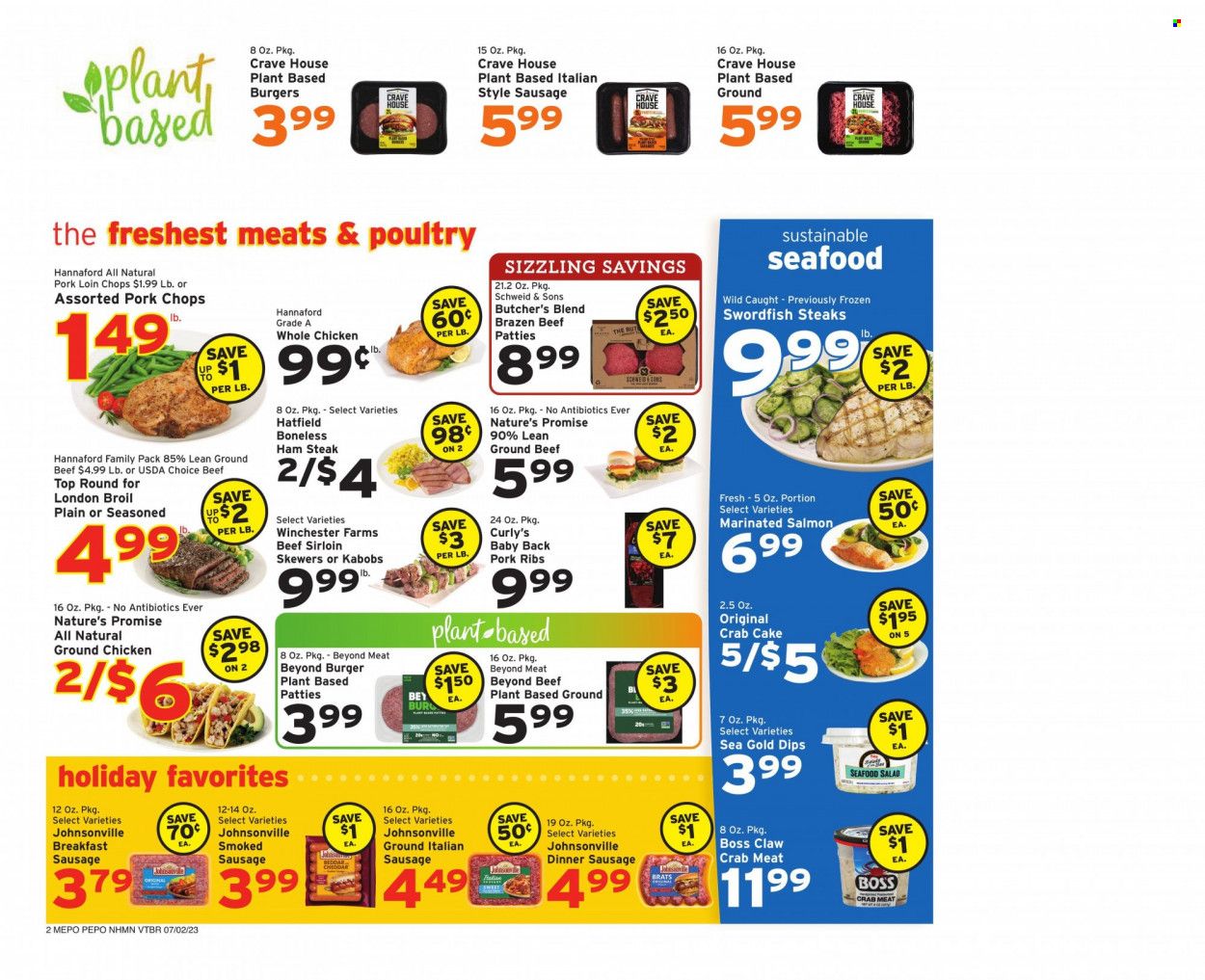 Hannaford (NH) Weekly Ad Flyer Specials July 2 to July 8, 2023