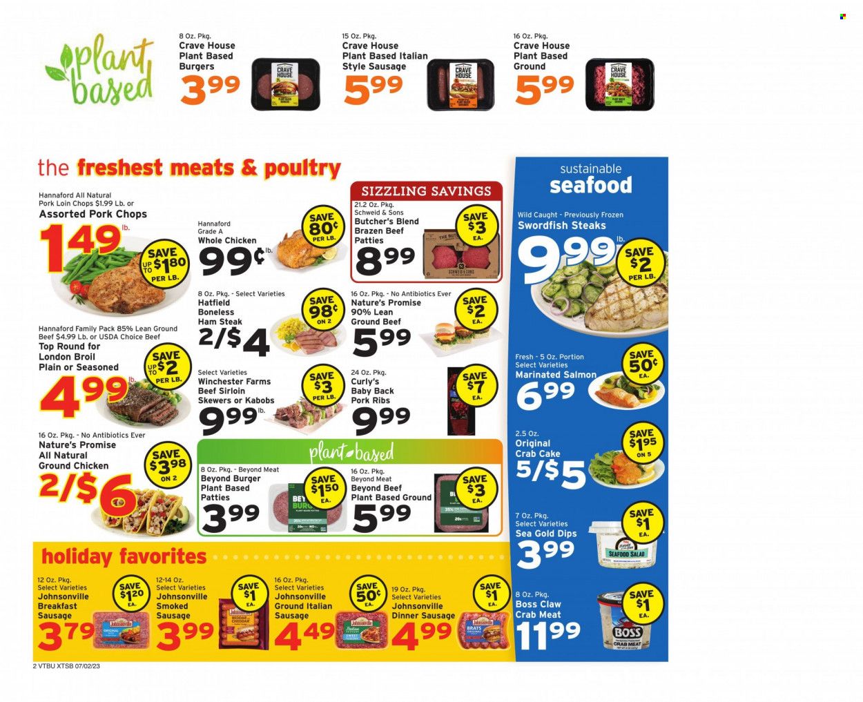 Hannaford (VT) Weekly Ad Flyer Specials July 2 to July 8, 2023