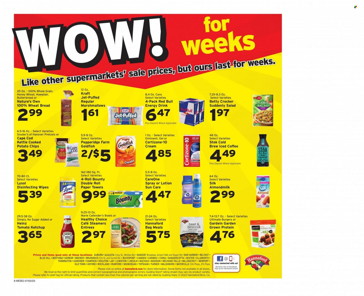 Hannaford (ME) Weekly Ad Flyer Specials July 2 to July 8, 2023
