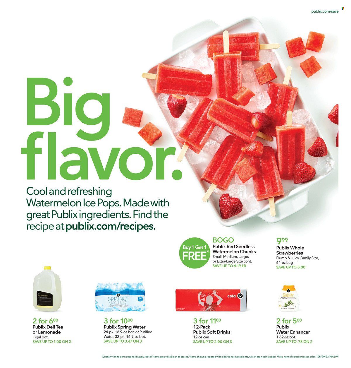 Publix (AL, FL, GA, NC, SC, TN) Weekly Ad Flyer Specials June 29 to July 5, 2023
