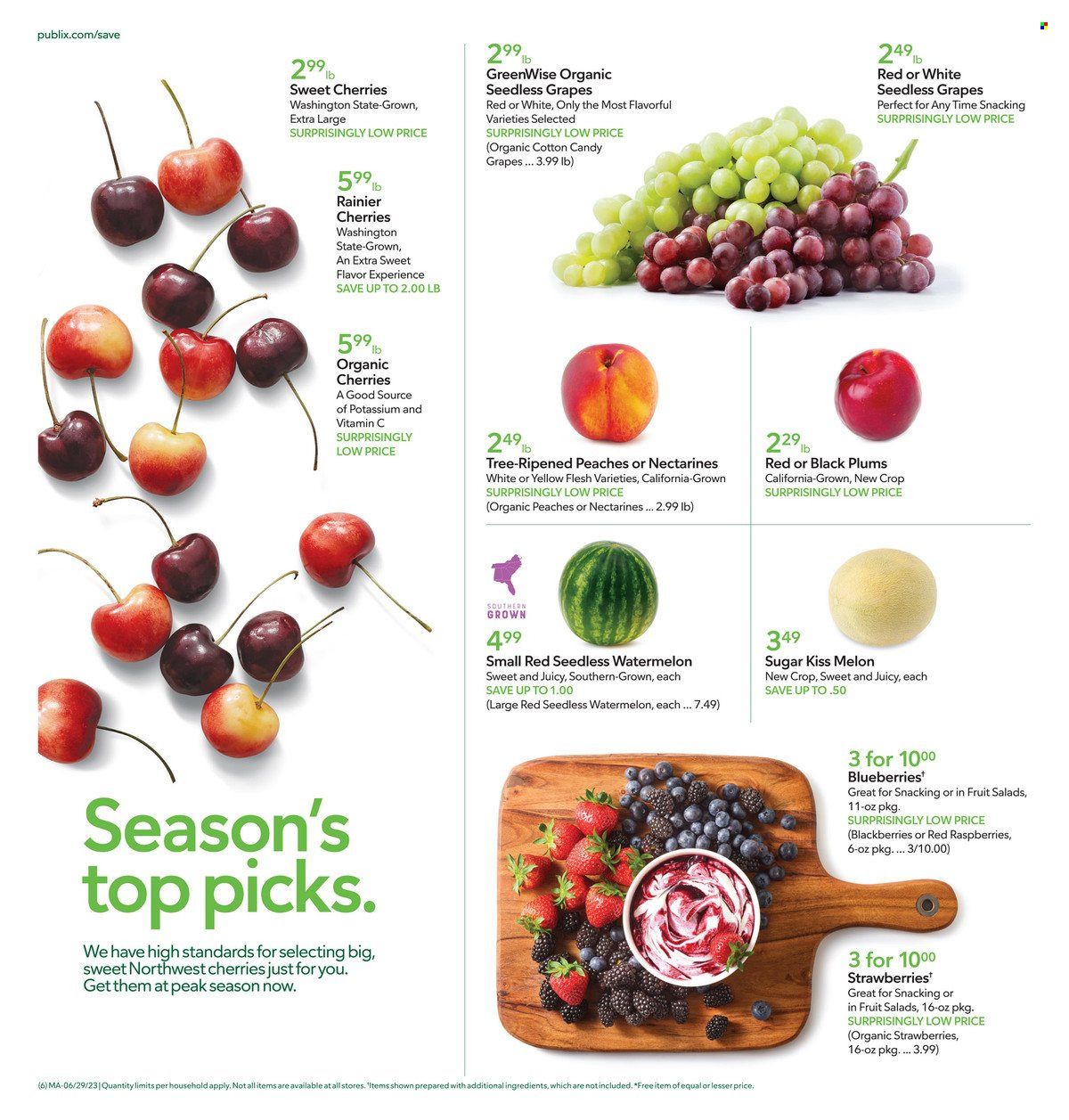 Publix (AL, FL, GA, NC, SC, TN) Weekly Ad Flyer Specials June 29 to July 5, 2023